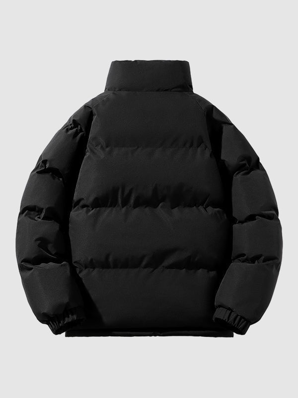 Chaqueta Acolchada Puffer con Forro de Borreguito para Hombre