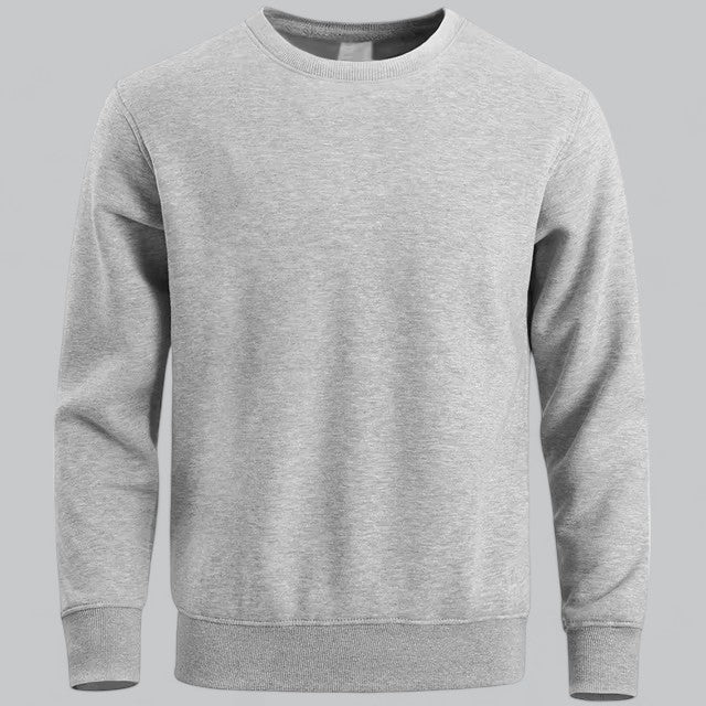 Sudadera sin Capucha Cuello Redondo Manga Larga para Hombre