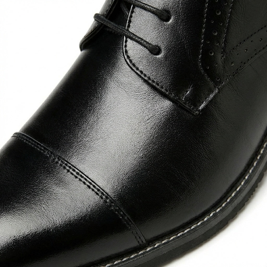 Emilio | Zapatos Derby de Vestir con Cordones y Puntera Lisa para Hombre