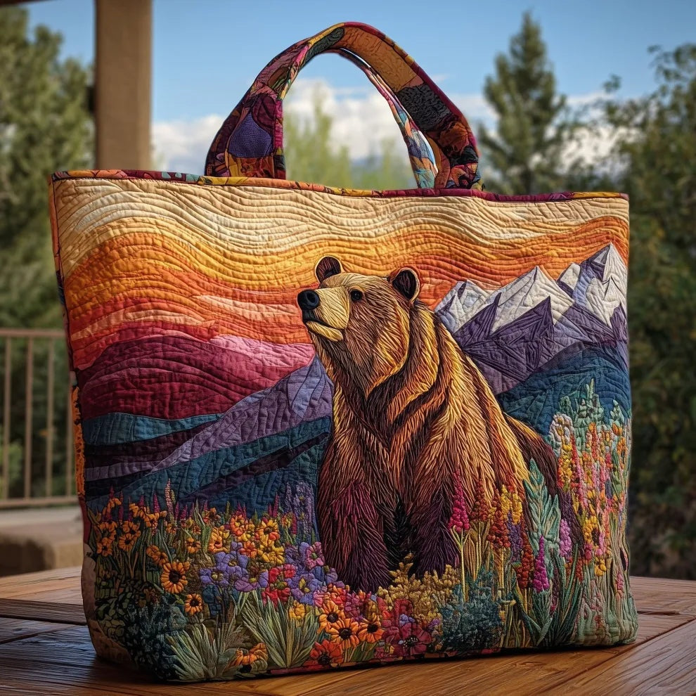 Encarnación | Bolso Tote Acolchado Artesanal Estampado Mujer