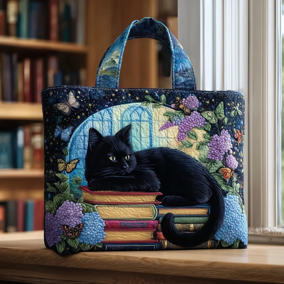 Encarnación | Bolso Tote Acolchado Artesanal Estampado Mujer