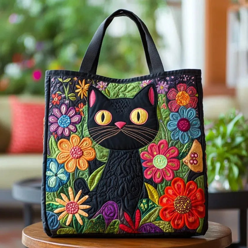 Encarnación | Bolso Tote Acolchado Artesanal Estampado Mujer