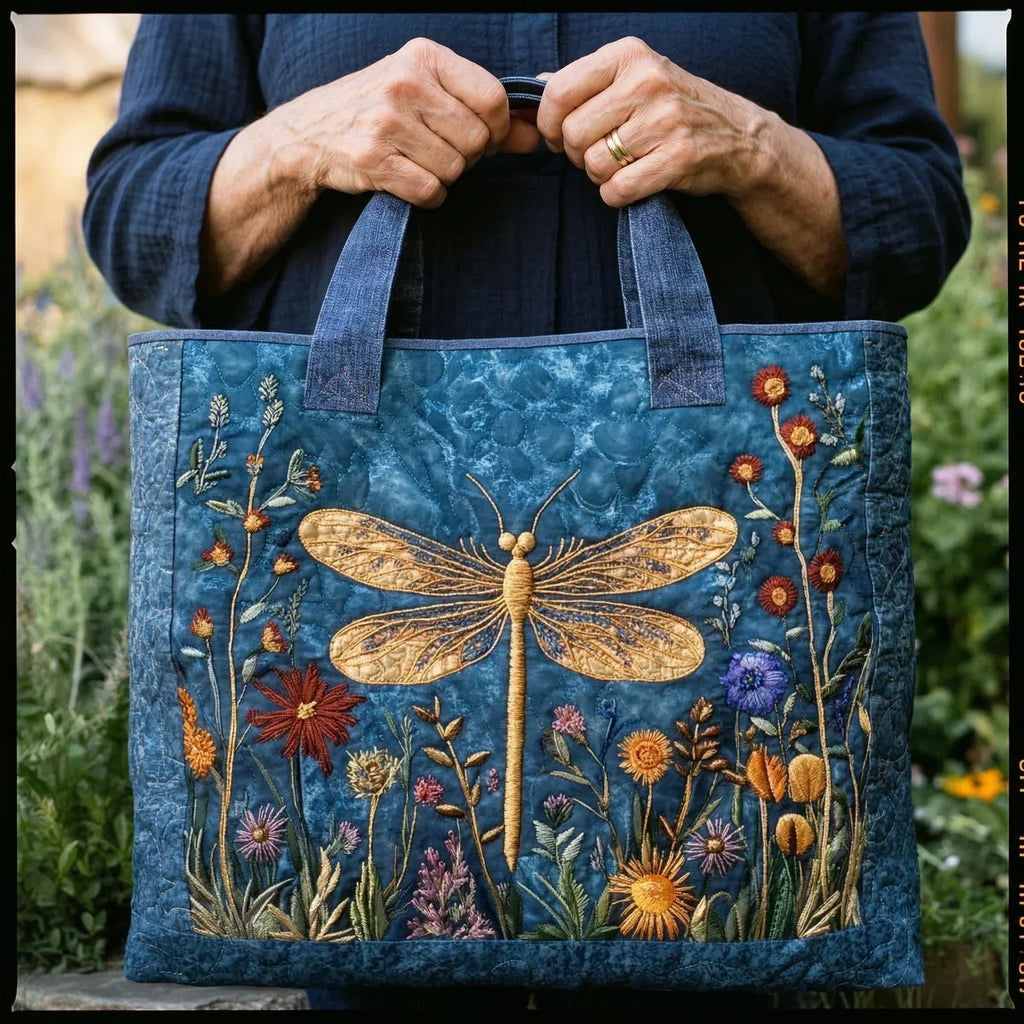 Encarnación | Bolso Tote Acolchado Artesanal Estampado Mujer