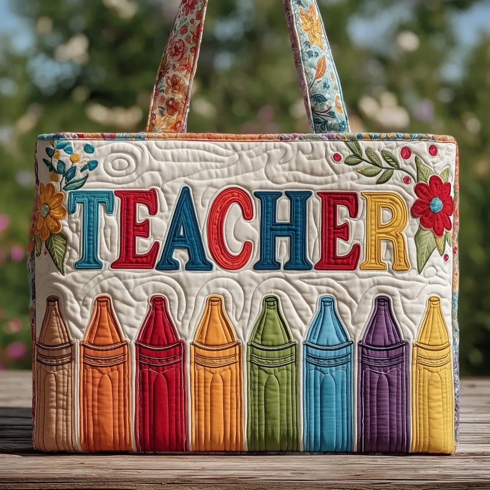 Encarnación | Bolso Tote Acolchado Artesanal Estampado Mujer