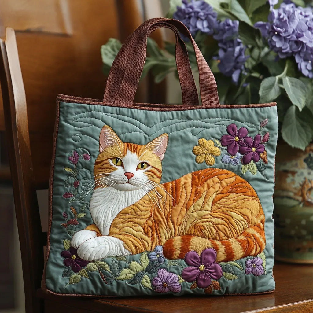 Encarnación | Bolso Tote Acolchado Artesanal Estampado Mujer