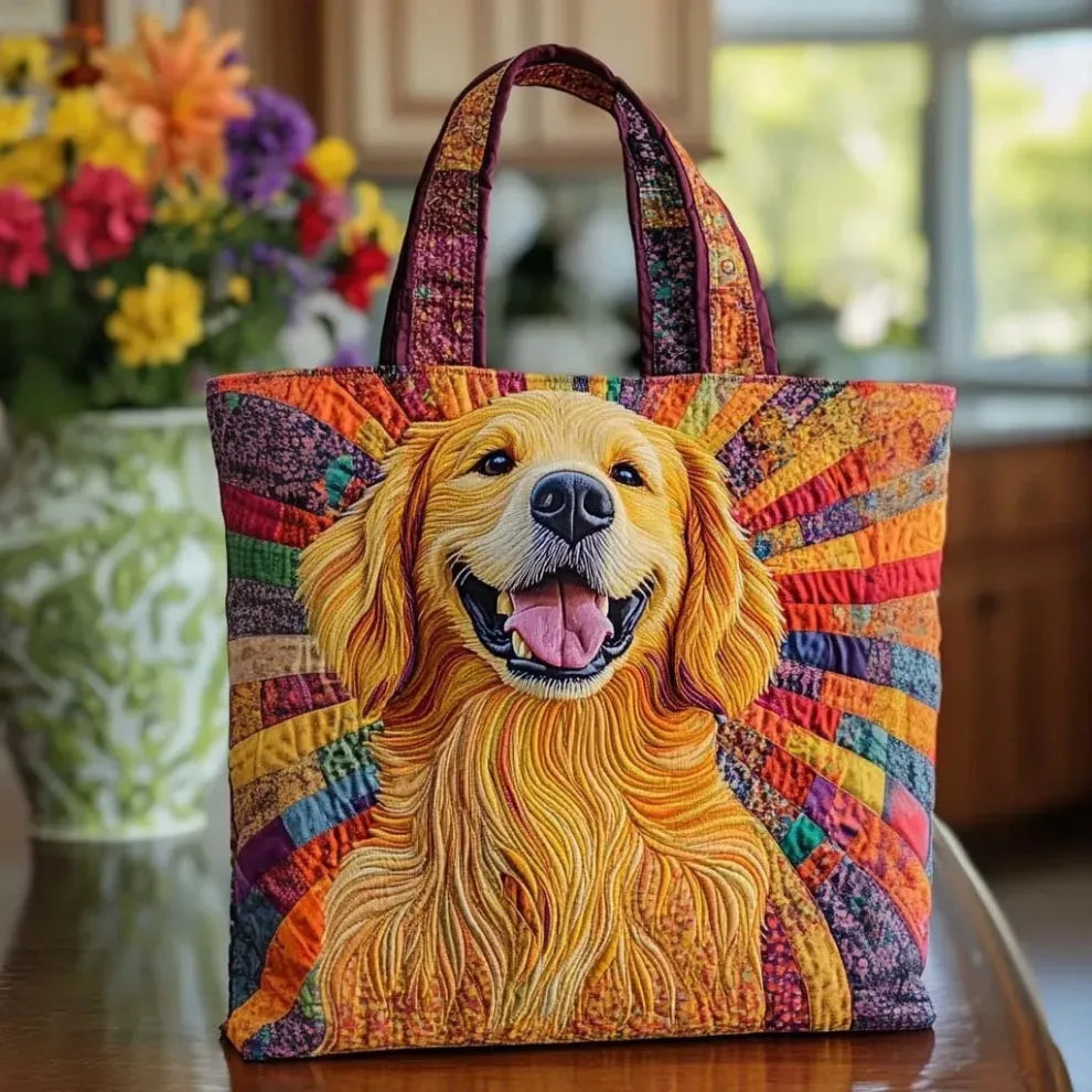 Encarnación | Bolso Tote Acolchado Artesanal Estampado Mujer