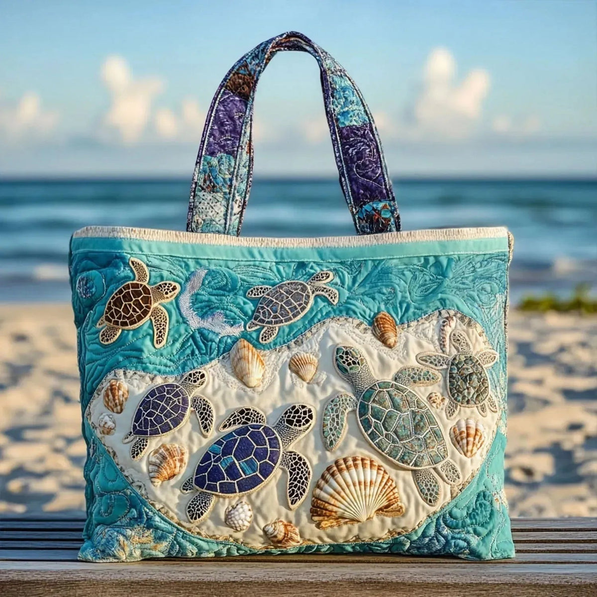 Encarnación | Bolso Tote Acolchado Artesanal Estampado Mujer
