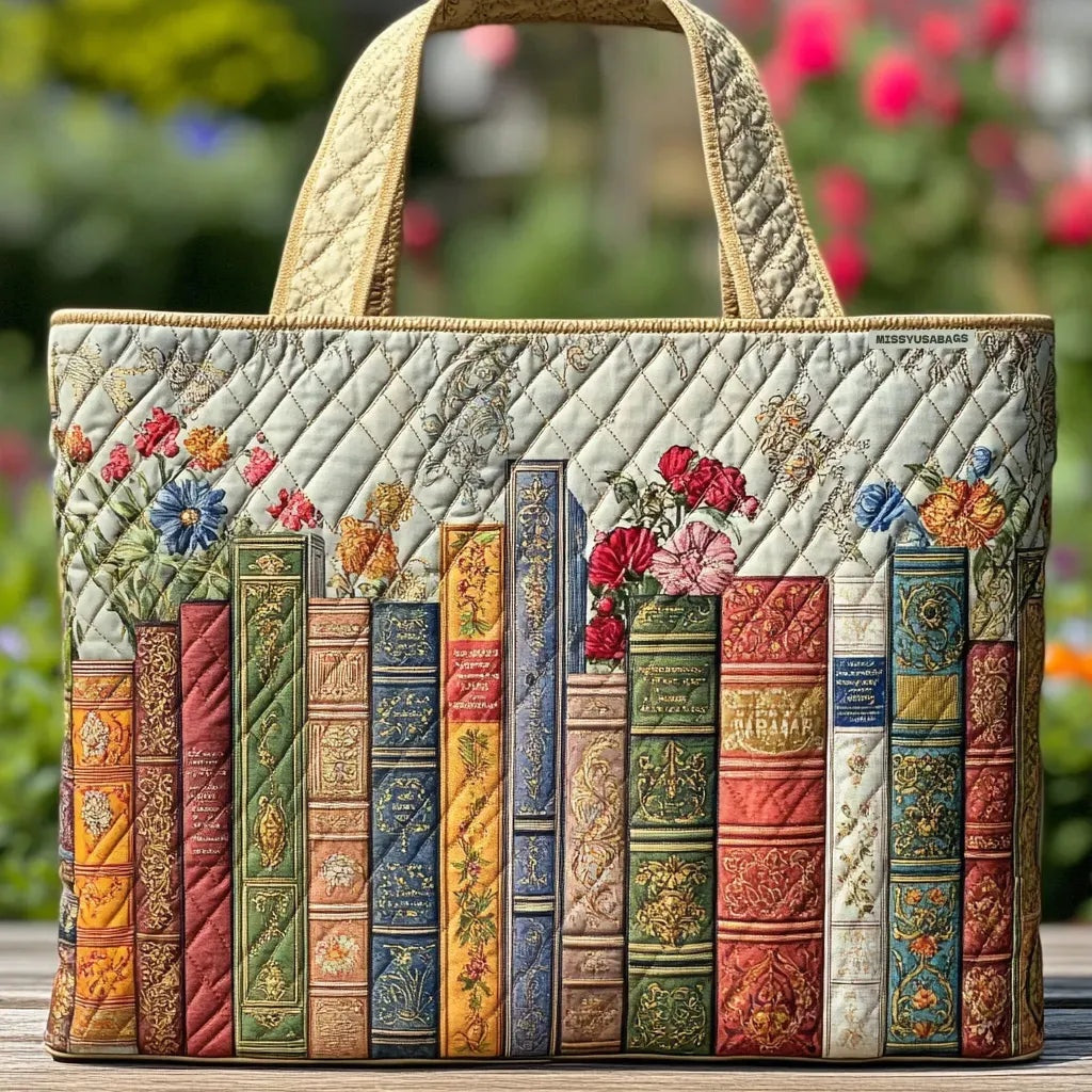 Encarnación | Bolso Tote Acolchado Artesanal Estampado Mujer