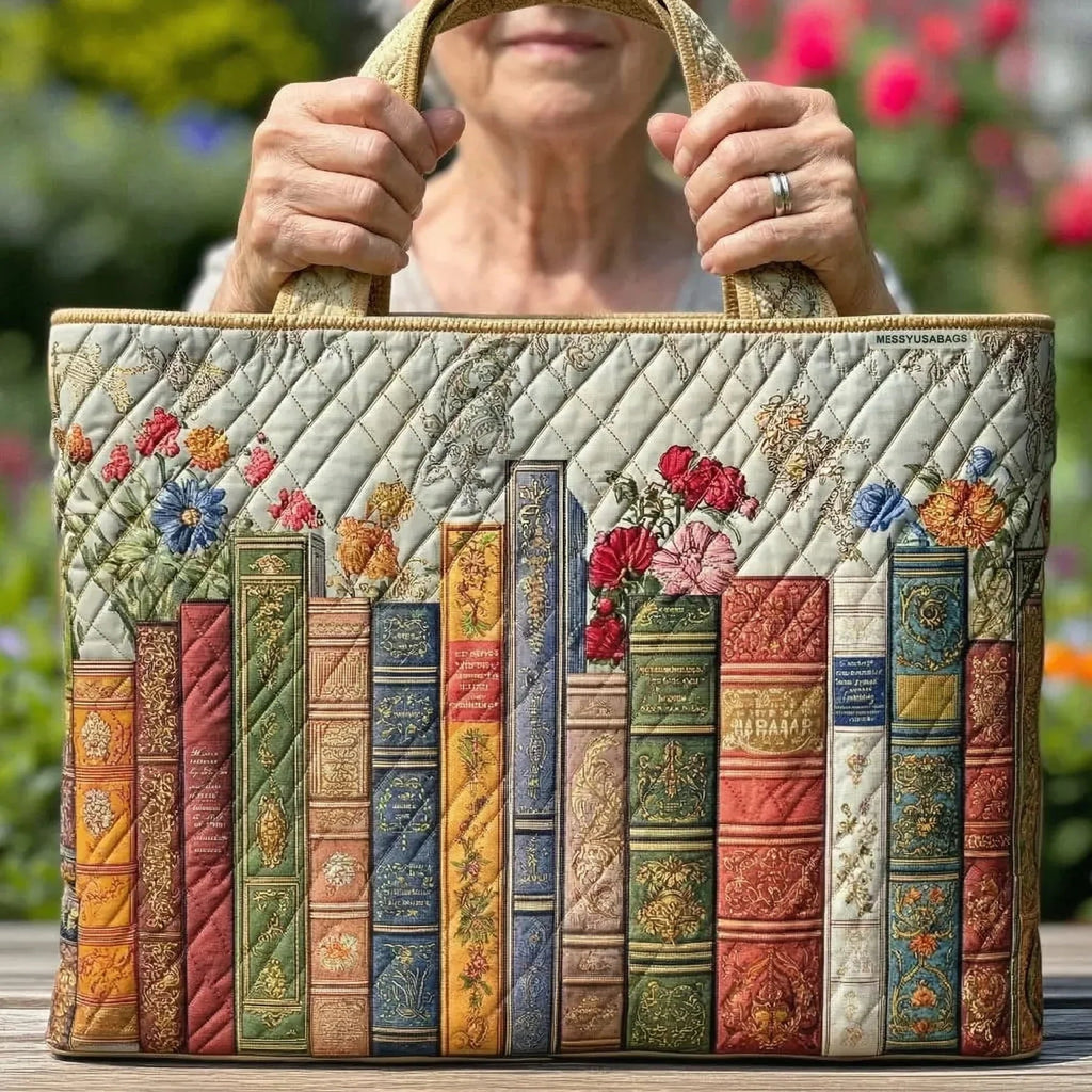 Encarnación | Bolso Tote Acolchado Artesanal Estampado Mujer