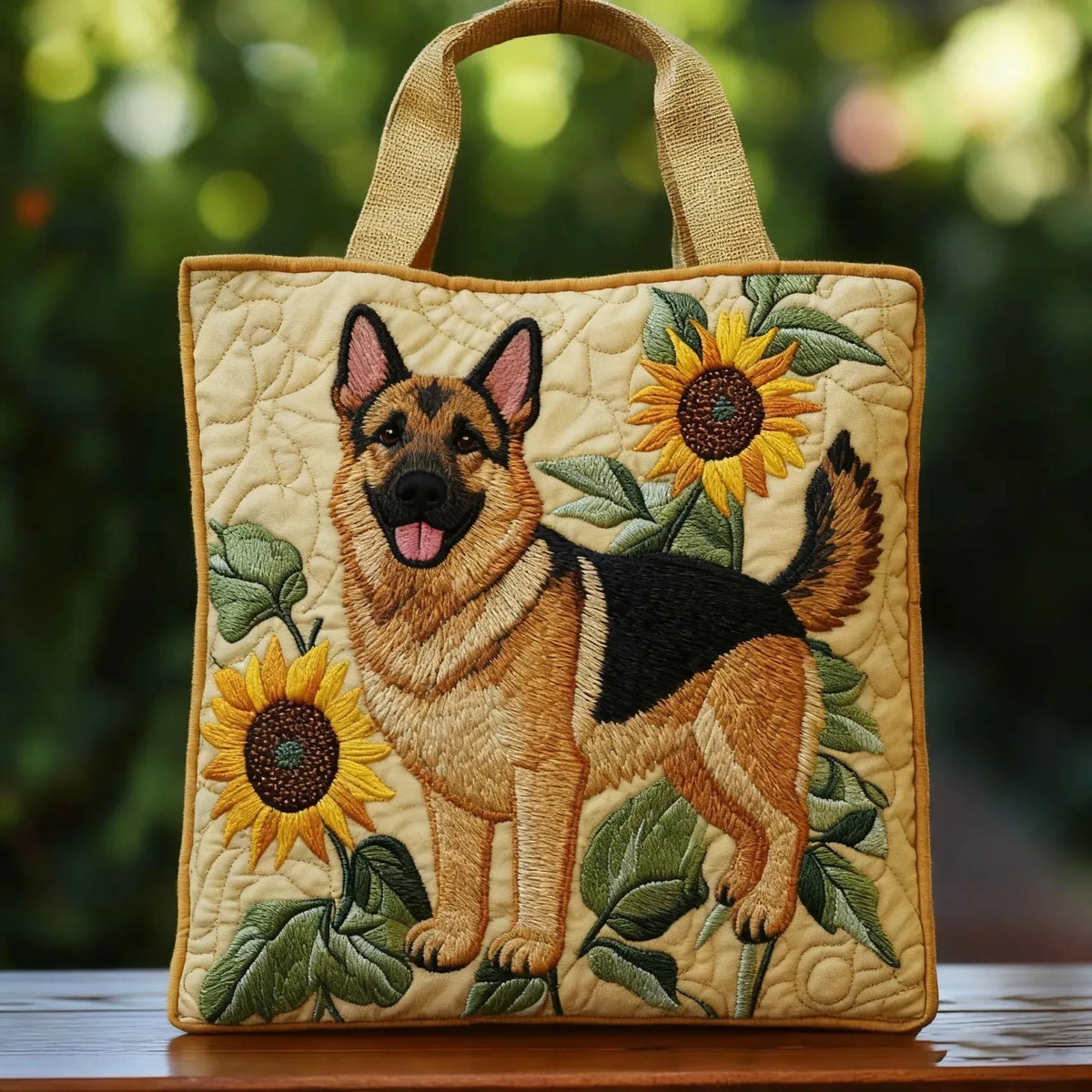 Encarnación | Bolso Tote Acolchado Artesanal Estampado Mujer