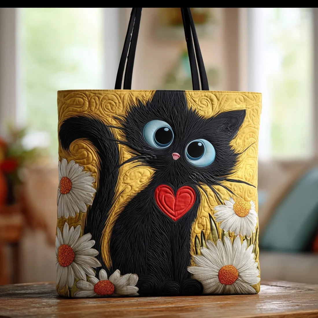 Encarnación | Bolso Tote Acolchado Artesanal Estampado Mujer