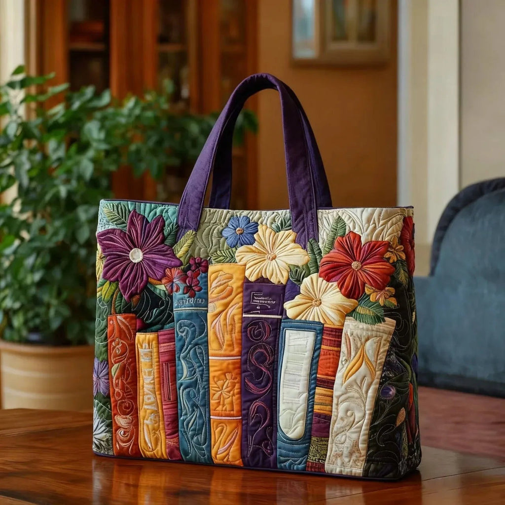 Encarnación | Bolso Tote Acolchado Artesanal Estampado Mujer