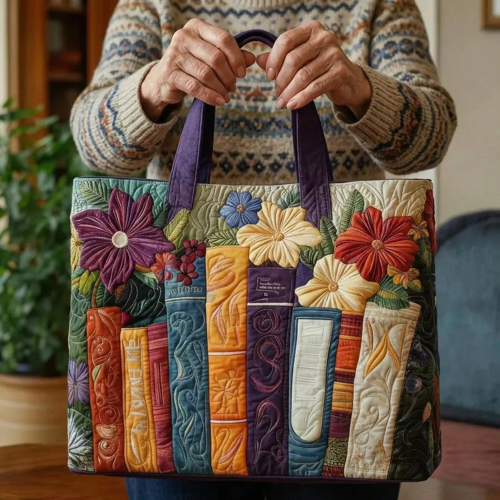 Encarnación | Bolso Tote Acolchado Artesanal Estampado Mujer