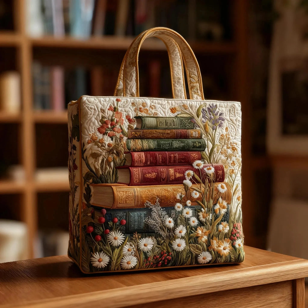 Encarnación | Bolso Tote Acolchado Artesanal Estampado Mujer