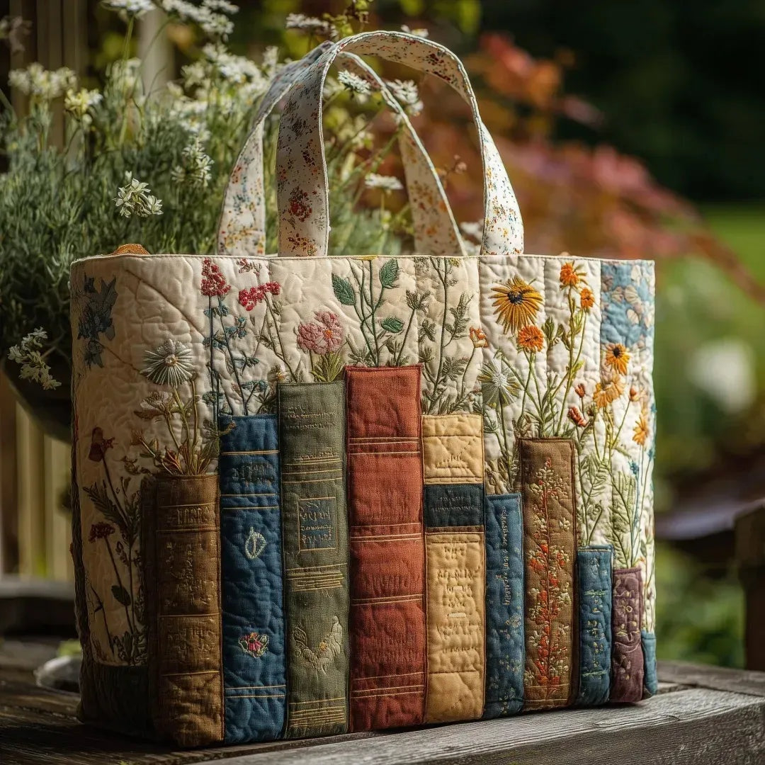 Encarnación | Bolso Tote Acolchado Artesanal Estampado Mujer
