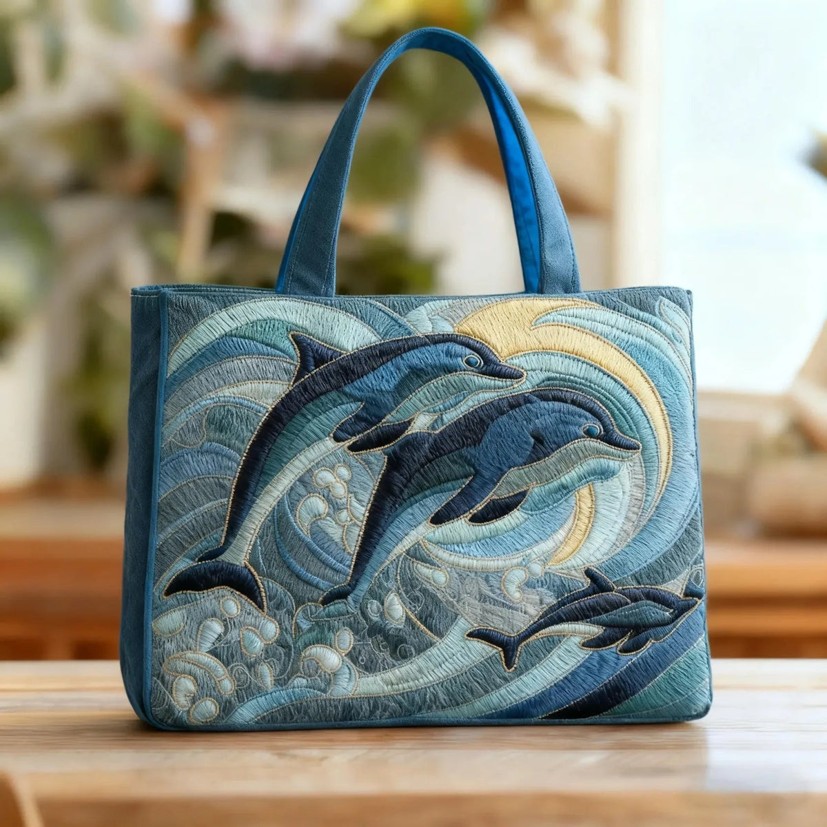Encarnación | Bolso Tote Acolchado Artesanal Estampado Mujer