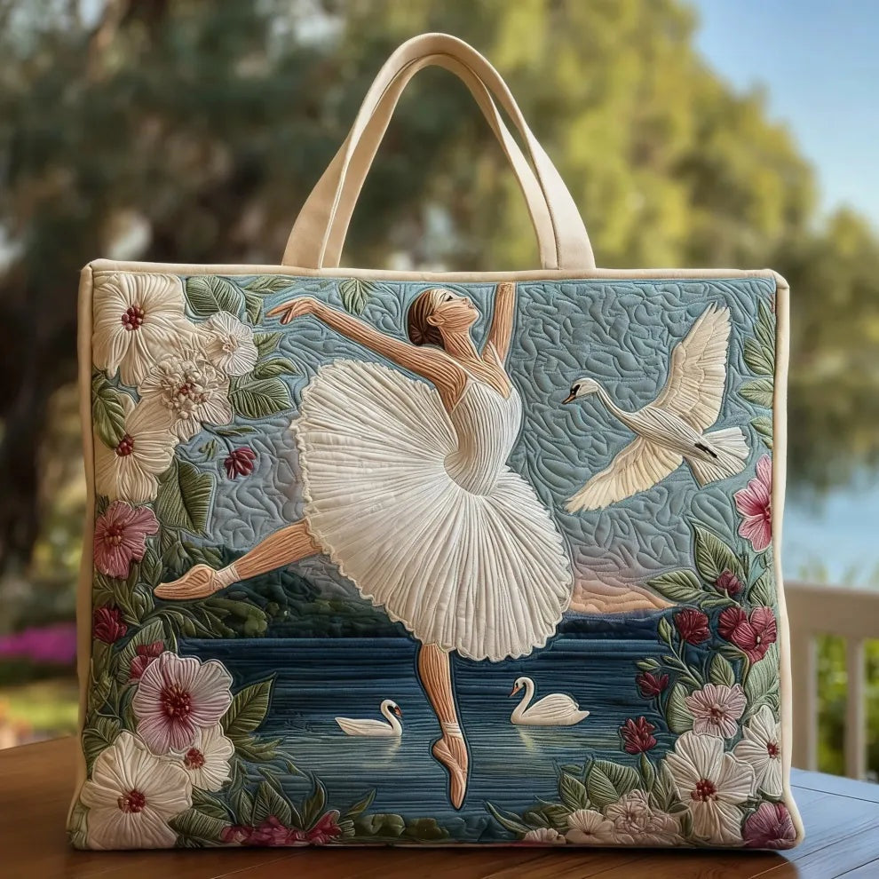 Encarnación | Bolso Tote Acolchado Artesanal Estampado Mujer
