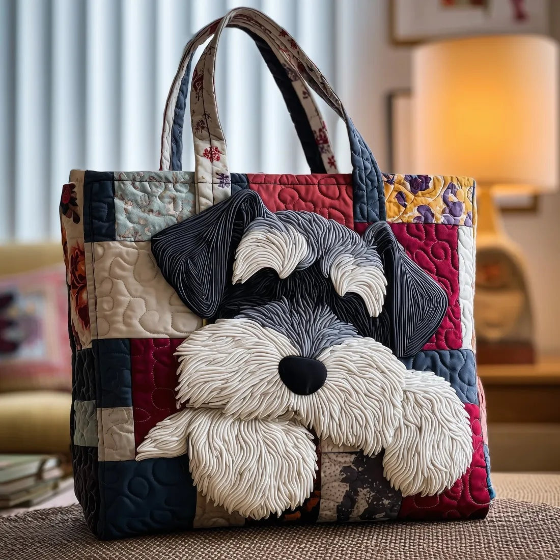 Encarnación | Bolso Tote Acolchado Artesanal Estampado Mujer