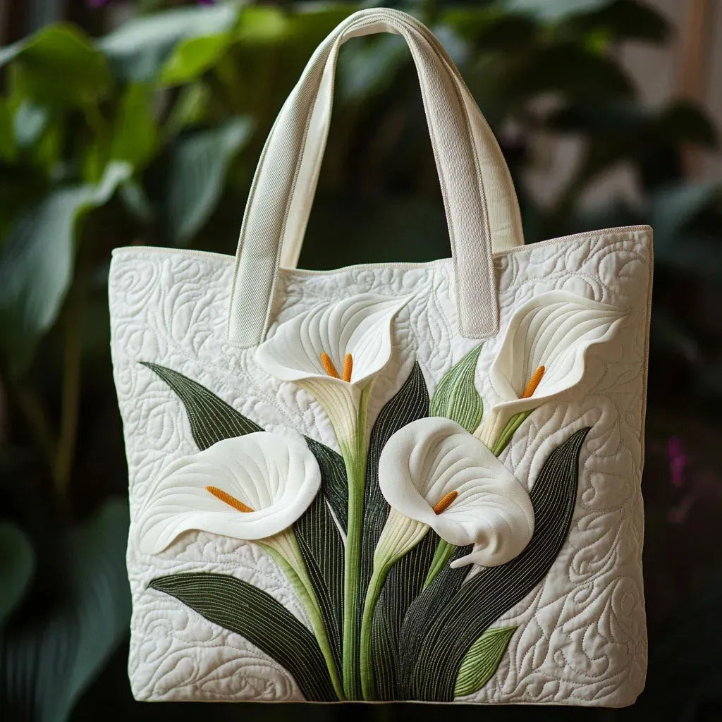 Encarnación | Bolso Tote Acolchado Artesanal Estampado Mujer