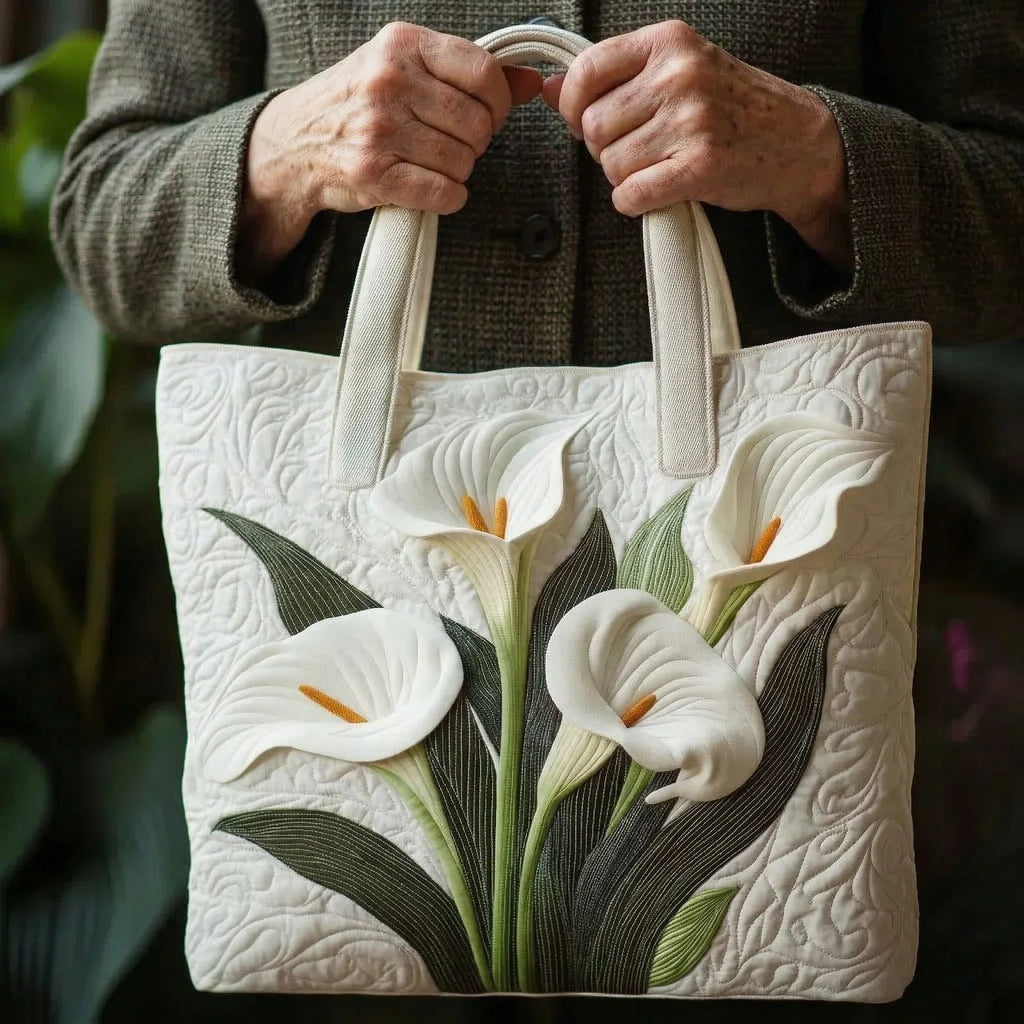 Encarnación | Bolso Tote Acolchado Artesanal Estampado Mujer