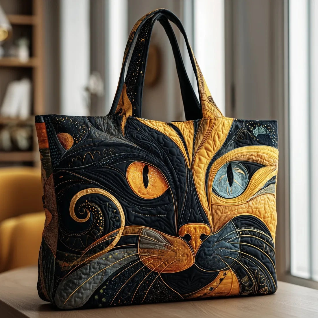Encarnación | Bolso Tote Acolchado Artesanal Estampado Mujer
