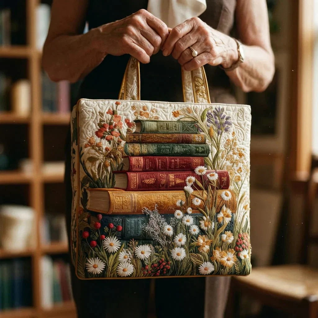 Encarnación | Bolso Tote Acolchado Artesanal Estampado Mujer
