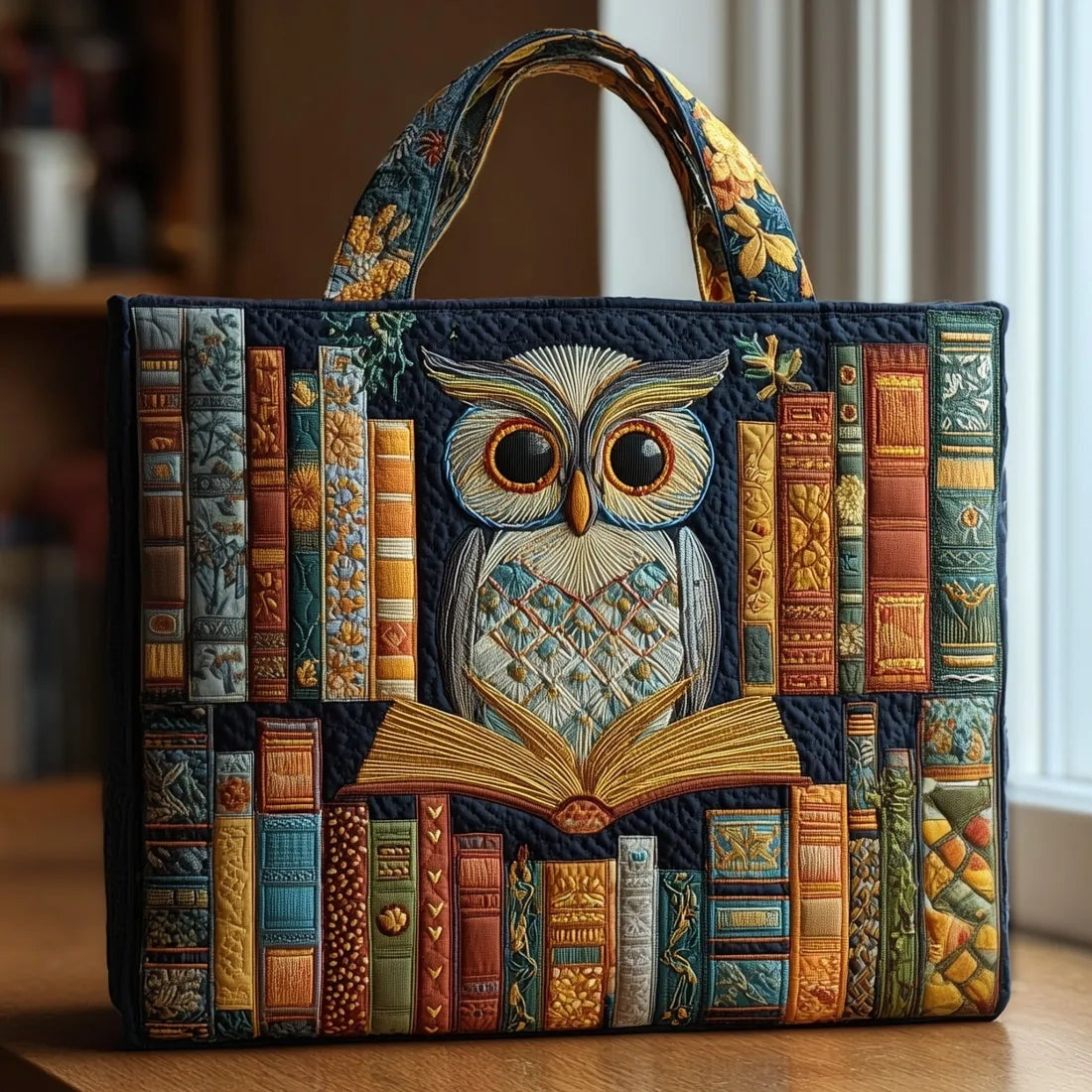 Encarnación | Bolso Tote Acolchado Artesanal Estampado Mujer