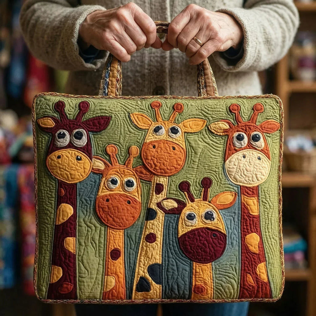 Encarnación | Bolso Tote Acolchado Artesanal Estampado Mujer