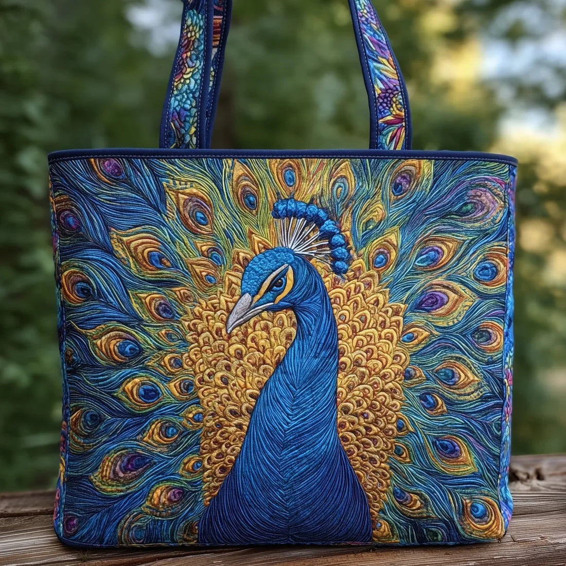 Encarnación | Bolso Tote Acolchado Artesanal Estampado Mujer