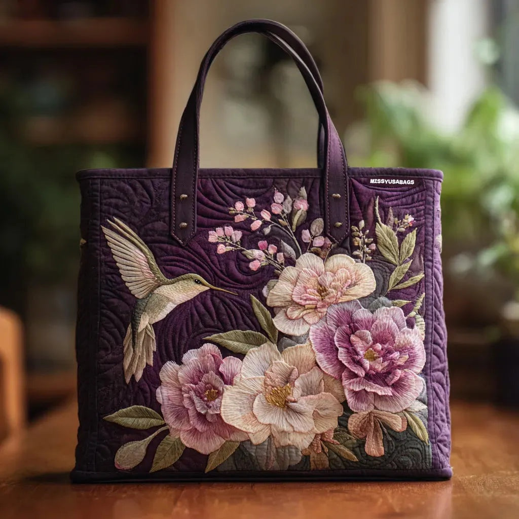 Encarnación | Bolso Tote Acolchado Artesanal Estampado Mujer