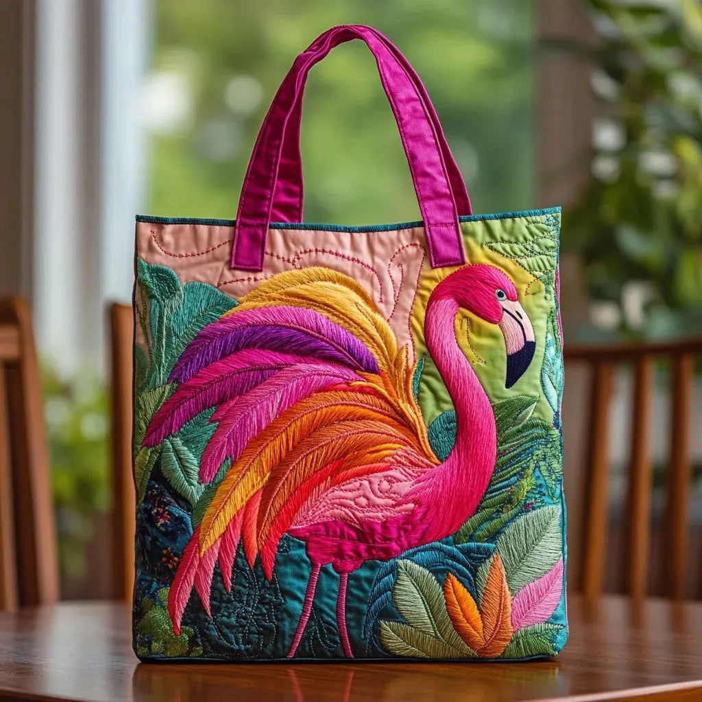 Encarnación | Bolso Tote Acolchado Artesanal Estampado Mujer