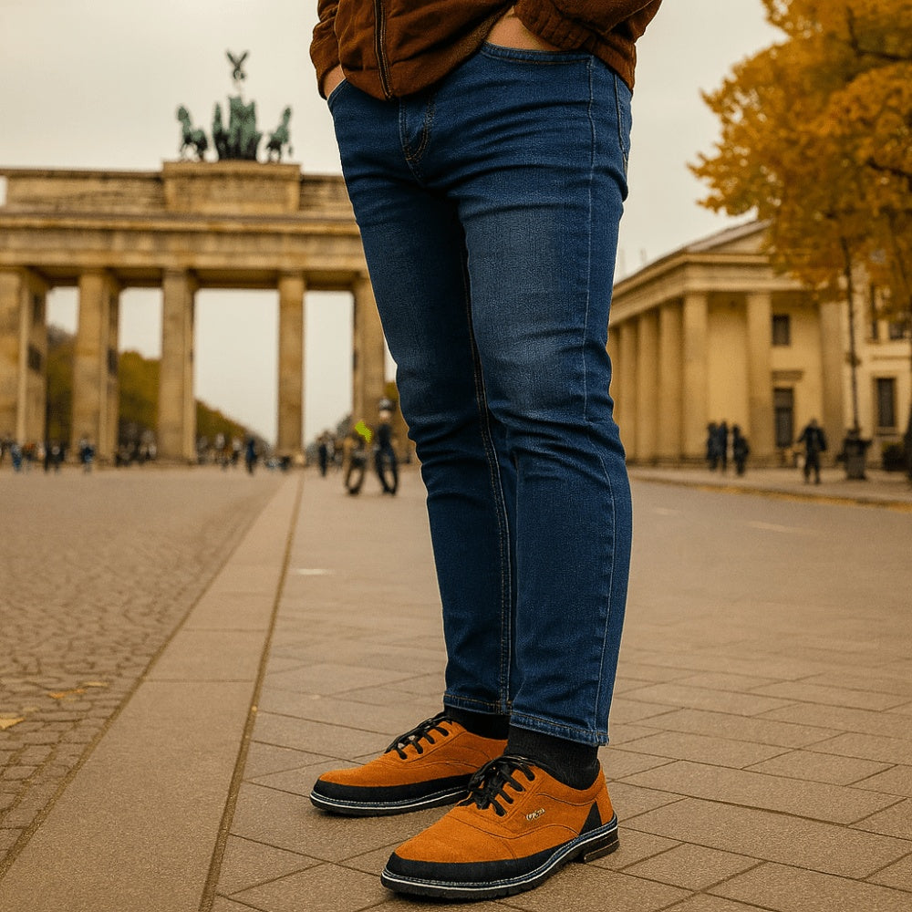 Enrique | Blucher de Ante Casual con Cordones para Hombre