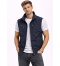 Elías | Gilet Multibolsillos Hombre Bolsillos Funcionales Cuello Alto