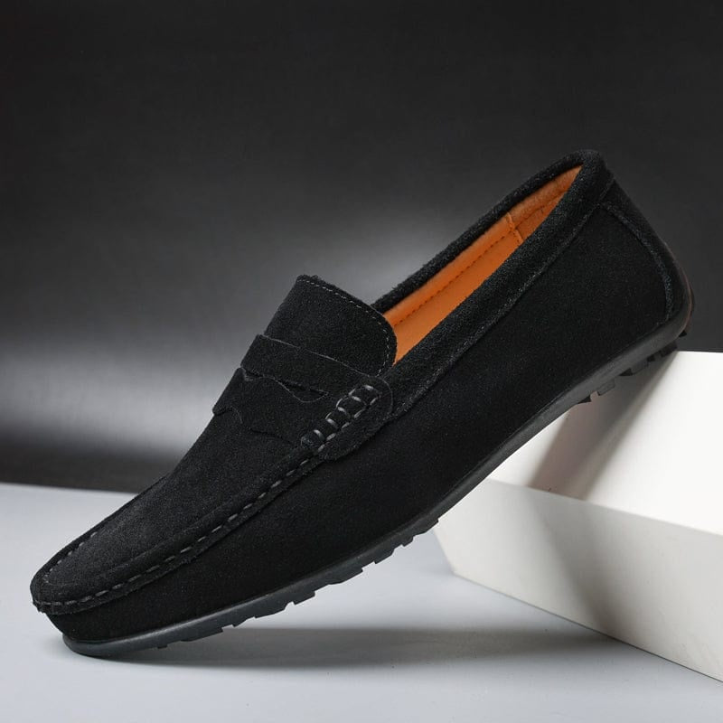 Ernesto | Mocasines de Ante con Suela de Goma para Hombre