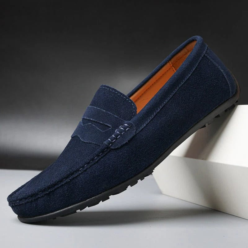 Ernesto | Mocasines de Ante con Suela de Goma para Hombre