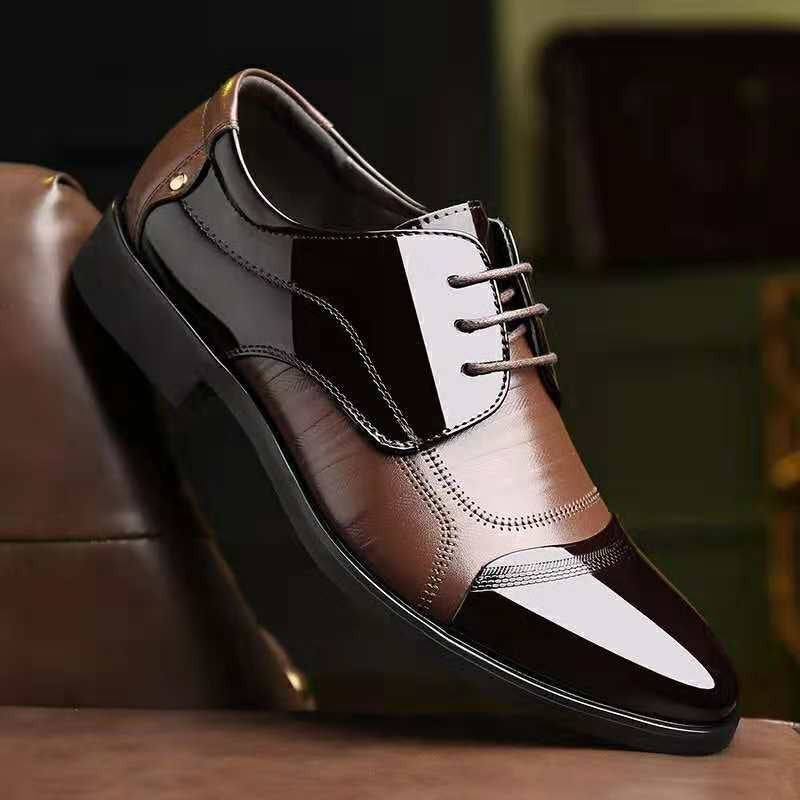 Ernesto | Zapatos Oxford de Charol con Puntera Bicolor para Hombre