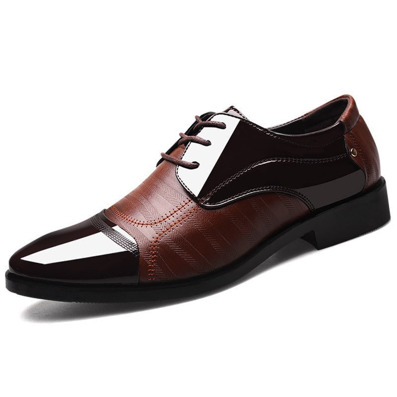 Ernesto | Zapatos Oxford de Charol con Puntera Bicolor para Hombre