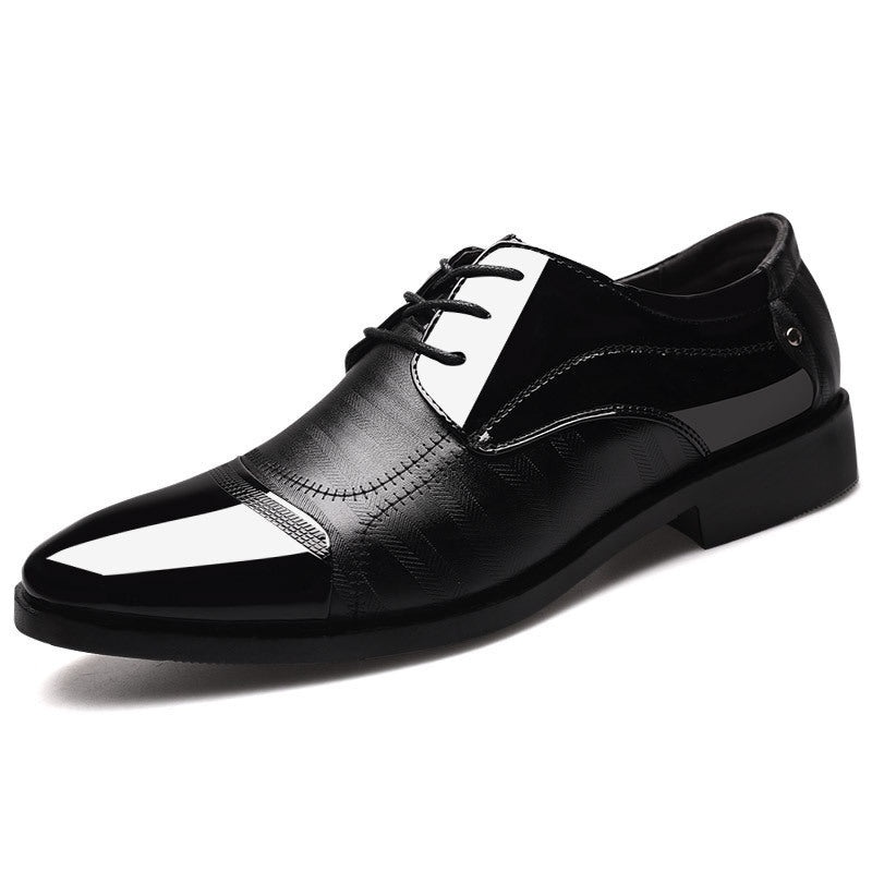 Ernesto | Zapatos Oxford de Charol con Puntera Bicolor para Hombre