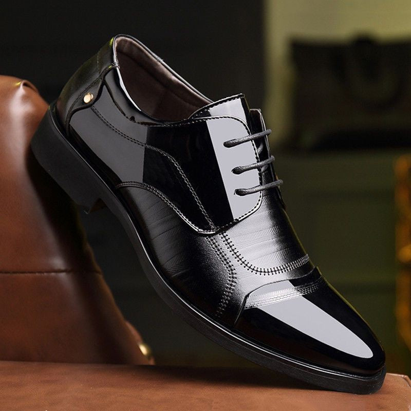 Ernesto | Zapatos Oxford de Charol con Puntera Bicolor para Hombre