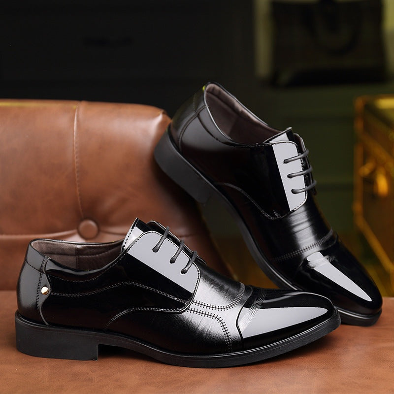 Ernesto | Zapatos Oxford de Charol con Puntera Bicolor para Hombre
