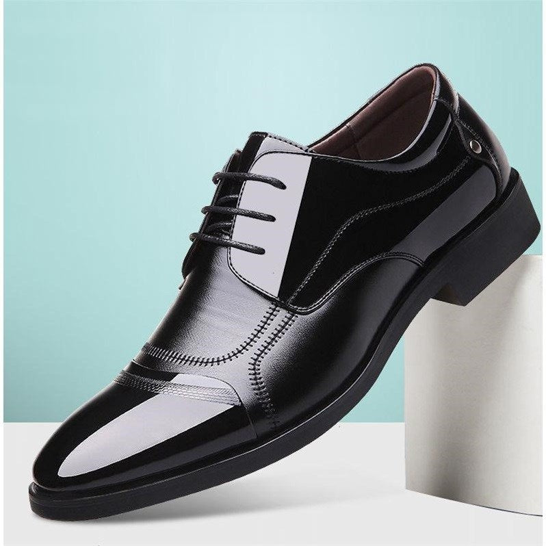 Ernesto | Zapatos Oxford de Charol con Puntera Bicolor para Hombre