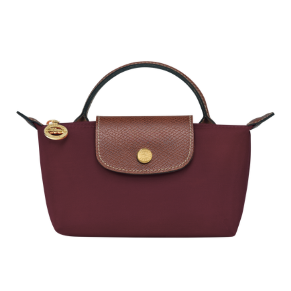 Élan | Mini Bolso Rojo Vino con Correa Mujer