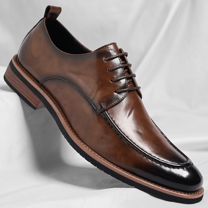 Félix | Zapatos Blucher de Cuero con Cordones para Hombre