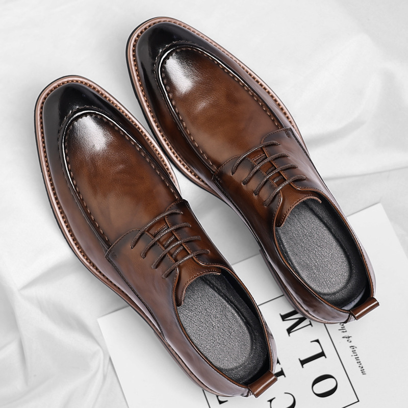 Félix | Zapatos Blucher de Cuero con Cordones para Hombre