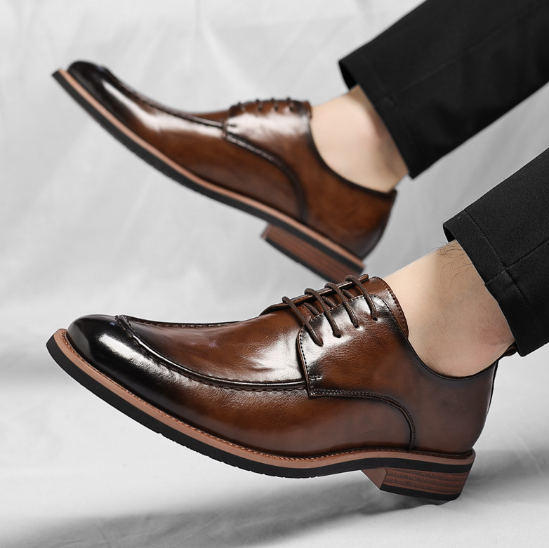 Félix | Zapatos Blucher de Cuero con Cordones para Hombre