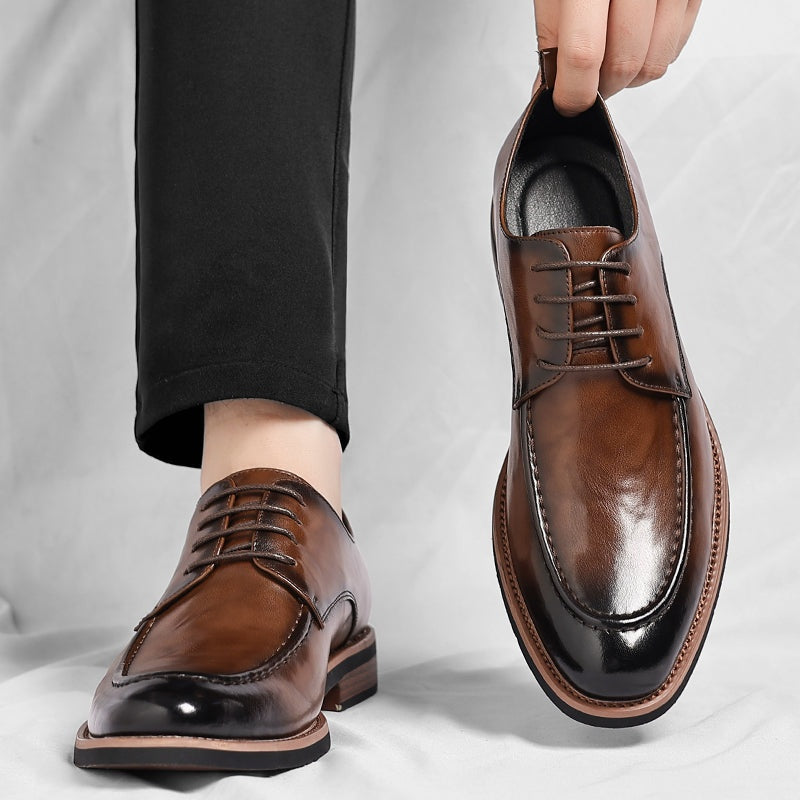 Félix | Zapatos Blucher de Cuero con Cordones para Hombre