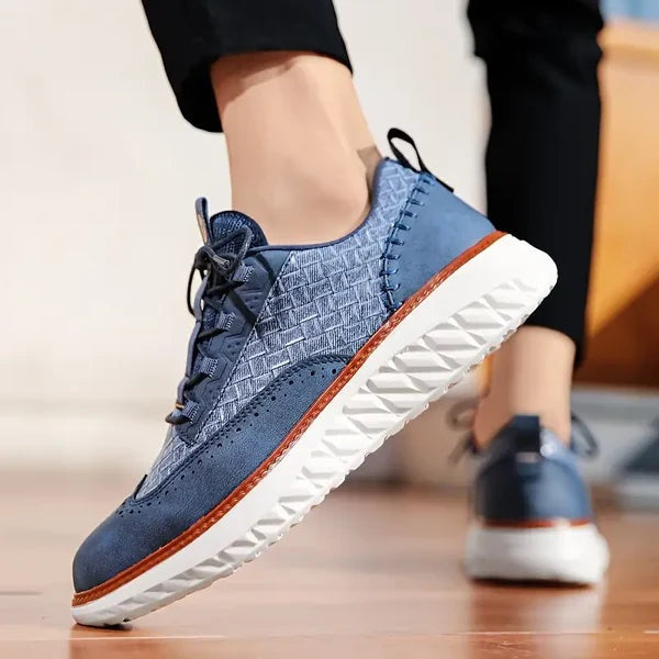 Fernando | Zapatillas Oxford de Cuero con Suela Flexible para Hombre