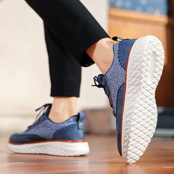 Fernando | Zapatillas Oxford de Cuero con Suela Flexible para Hombre