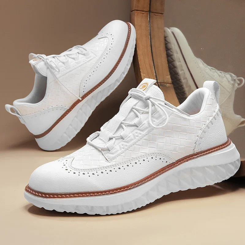 Fernando | Zapatillas Oxford de Cuero con Suela Flexible para Hombre