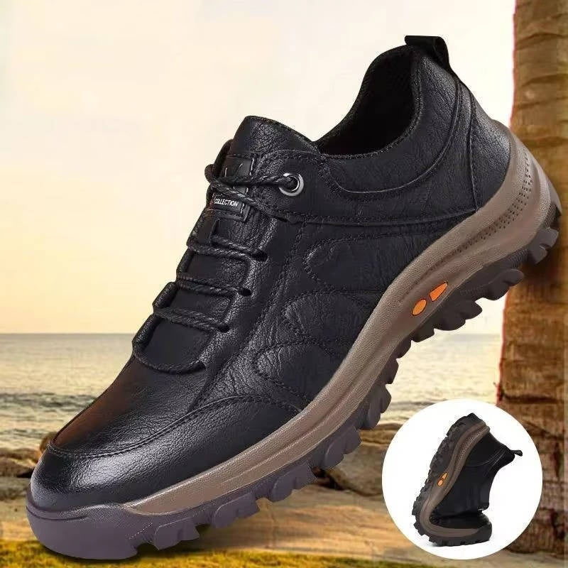 Fernando | Zapatos de Cuero Estilo Blucher con Suela de Trekking para Hombre